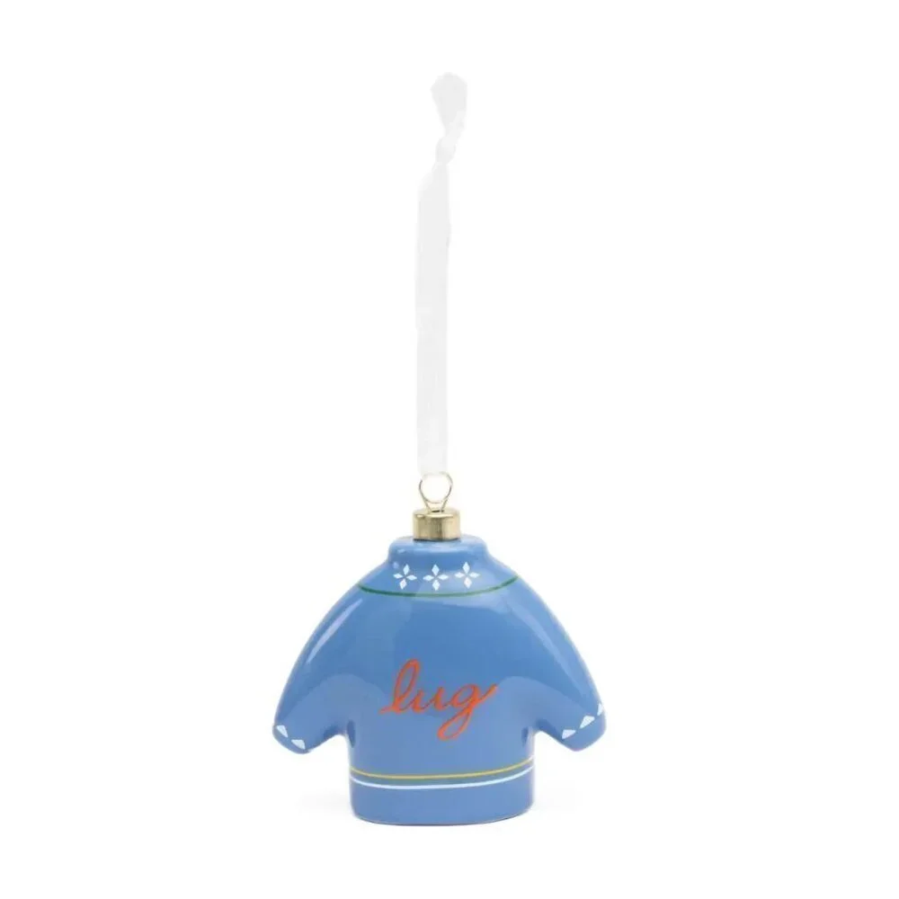 NEW LUG Bags Holiday Sweater Ornament